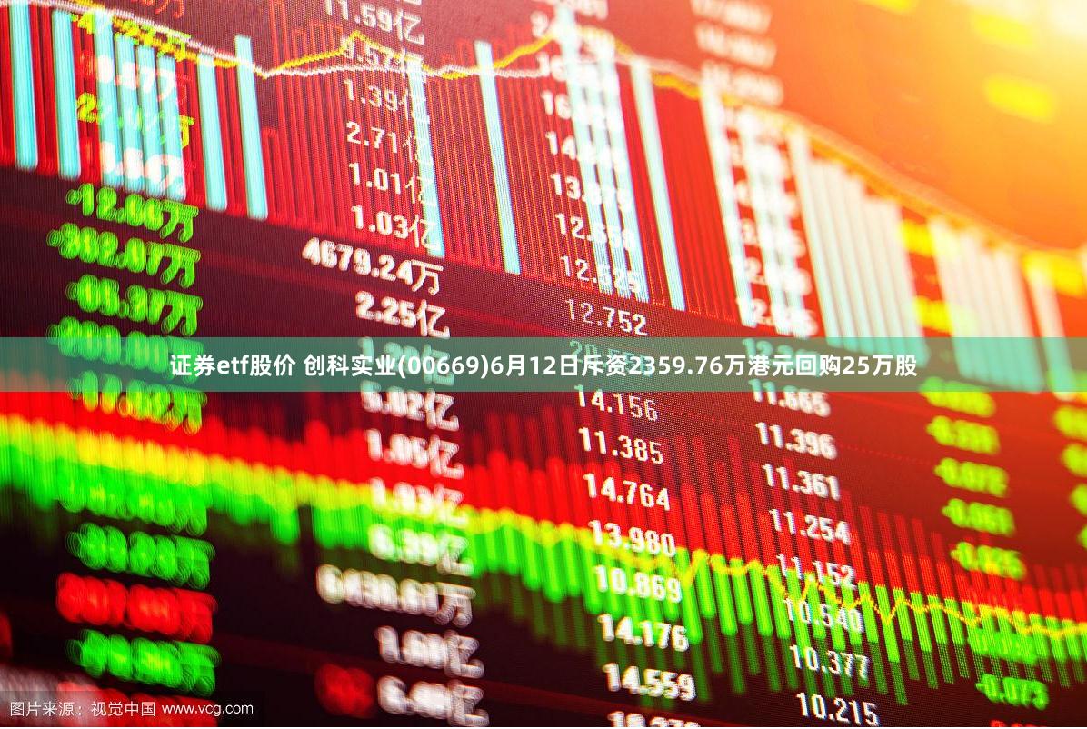 证券etf股价 创科实业(00669)6月12日斥资2359.76万港元回购25万股